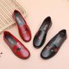 Middle-aged and Elderly Women's Simple Fashion Spring Shoes Mom's Non-slip Slip-on Flats Granny's Comfortable Soft Sole Loafer Shoes