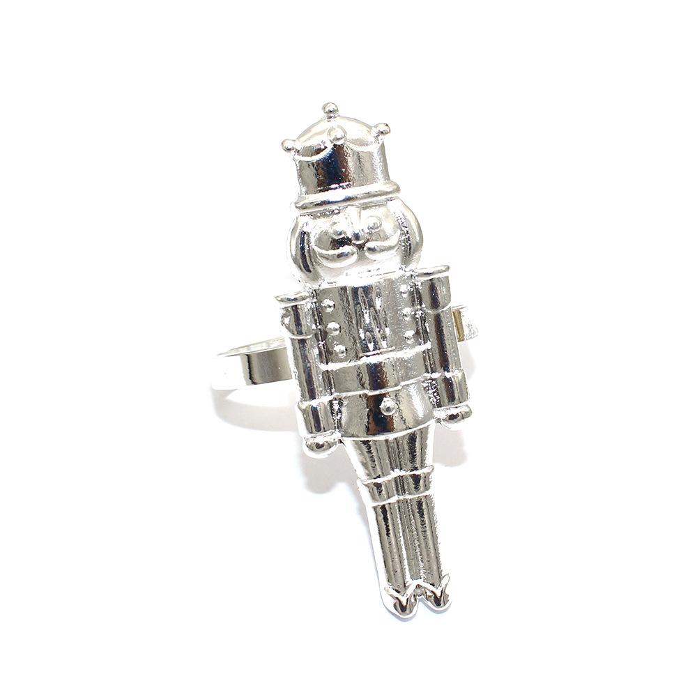 Кольцо для салфеток «Солдат из грецкого ореха» Кольцо для салфеток в форме испанского почетного караула Кольцо для салфеток «Американский солдат» Металлическое кольцо для салфеток Кольцо для салфеток из бумаги