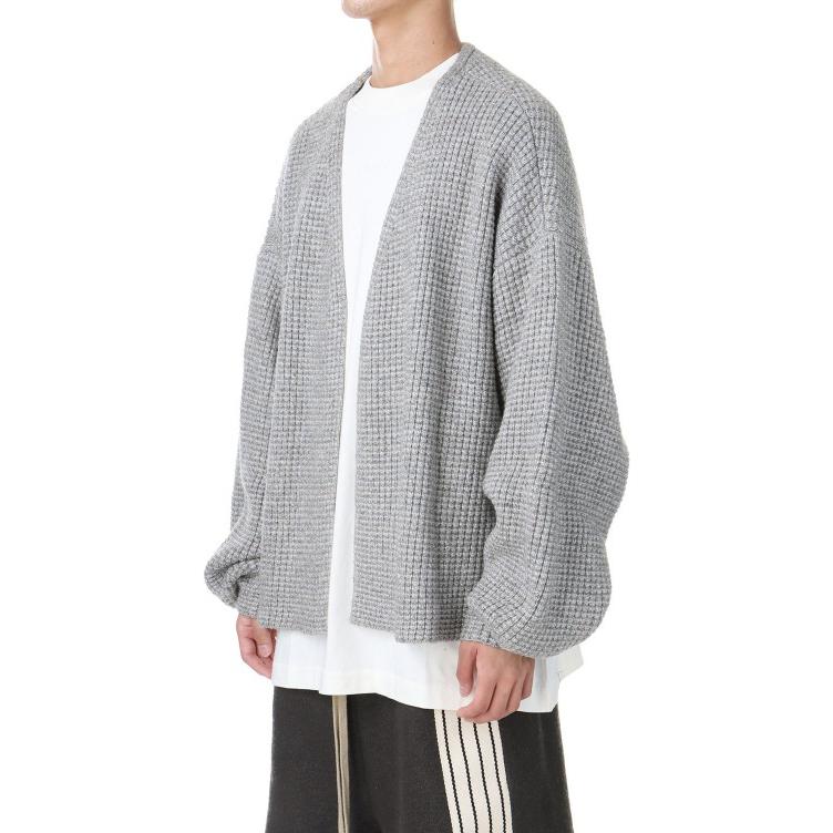 Fear of God Essentials Тяжелый вафельный кардиган 192BT246201F