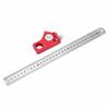 Woodworking Ruler, Woodworking Marking Tool with Magnetic Ruler Stop, 0.1mm Accuracy, 300mm Measuring Range, for Automotive, Woodworking, Construction