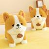 Corgi Doll Plush Toy Cute Bed Simulation Dog Doll Throw Pillow for Children