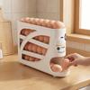 Fresh-Keeping 4-Tier Automatic Rolling Egg Rack Anti-Drop Fridge Egg Dispenser  for Kitchen