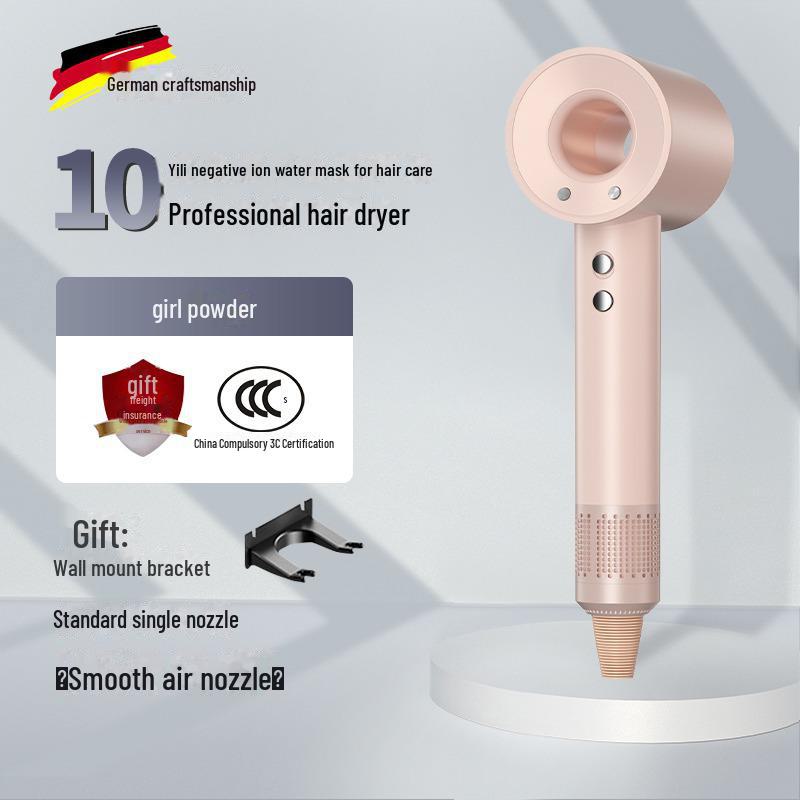 Высокоскоростной фен без листьев 110 В, соответствующий стандартам США и Японии, для домашнего использования, оснащен технологией отрицательных ионов