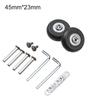 Замена DIY Замена колес Запчасти для чемодана Оси Роликовый комплект для ремонта колес Дорожные колеса для багажа