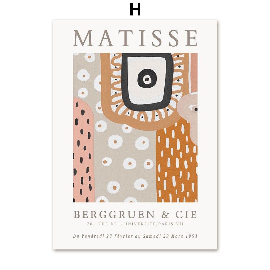 Retro Abstract Matisse Sexy Girl Flower Wall Art Canvas Painting And Prints Nordic PostersWall Pictures For Living Room Decor