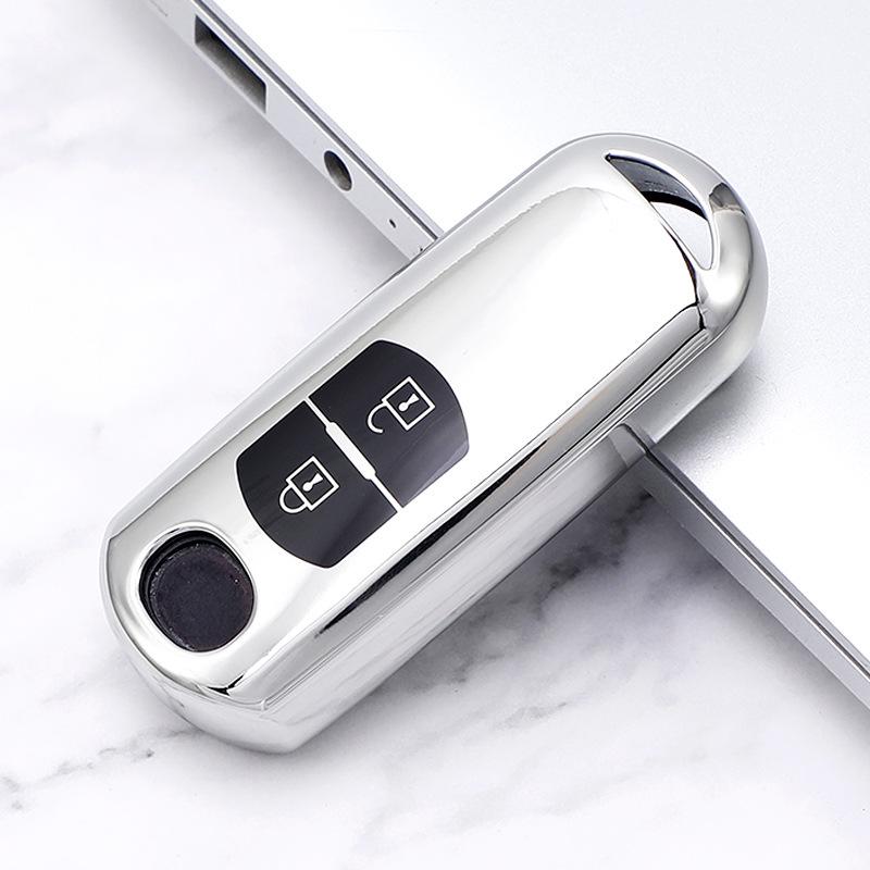 Чехол для дистанционного ключа из ТПУ для автомобиля, брелок для Mazda 2 3 5 6 BL BM GJ Atenza Axela Demio CX-3 CX3 CX-5 CX5 CX7 CX-9 CX8 без ключа