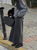 Ши Цзянь Ретро Юбка Миди в Горошек с Разрезом - Элегантная Зимняя Текстура 72697