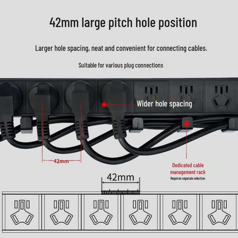 TOWE 8-Outlet 10A PDU Power Strip