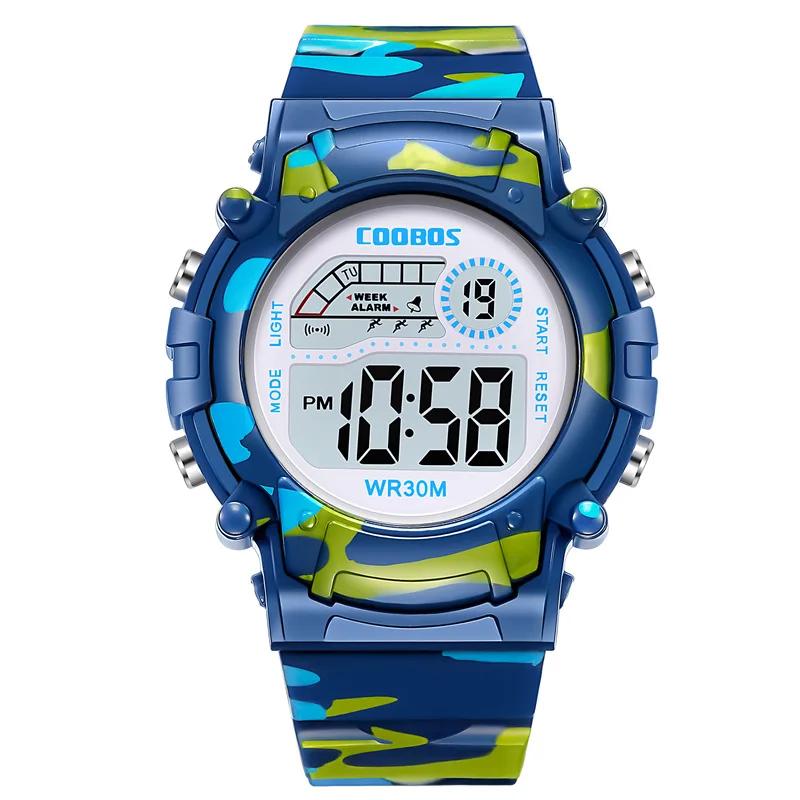 Sport Digital Watch for Kids Luminous Children's Electronic LED Waterproof Watches Casual Childrens Wristwatches Montre Enfant