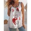 Summer Creative Animal Series Color Printed Women's Sleeveless Vest Casual Loose Comfortable Vest