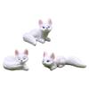 1/3/6Pcs Mini Fox Figurines Resin Miniature Foxes Landscape Fox Figurine Party Favors Garden Home Decor