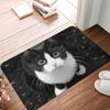 Cat's Sweet Home Pattern Mat Welcome Floor Decor Carpet Non-slip Easy To Clean Area Rug  Living Room Household Washable Doormats
