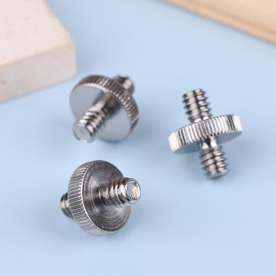 5 шт. 1/4" Мужской на 1/4" Мужской резьбовой металлический адаптер 1/4 дюйма Двойной Мужской винтовой адаптер для штатива Аксессуары для камеры