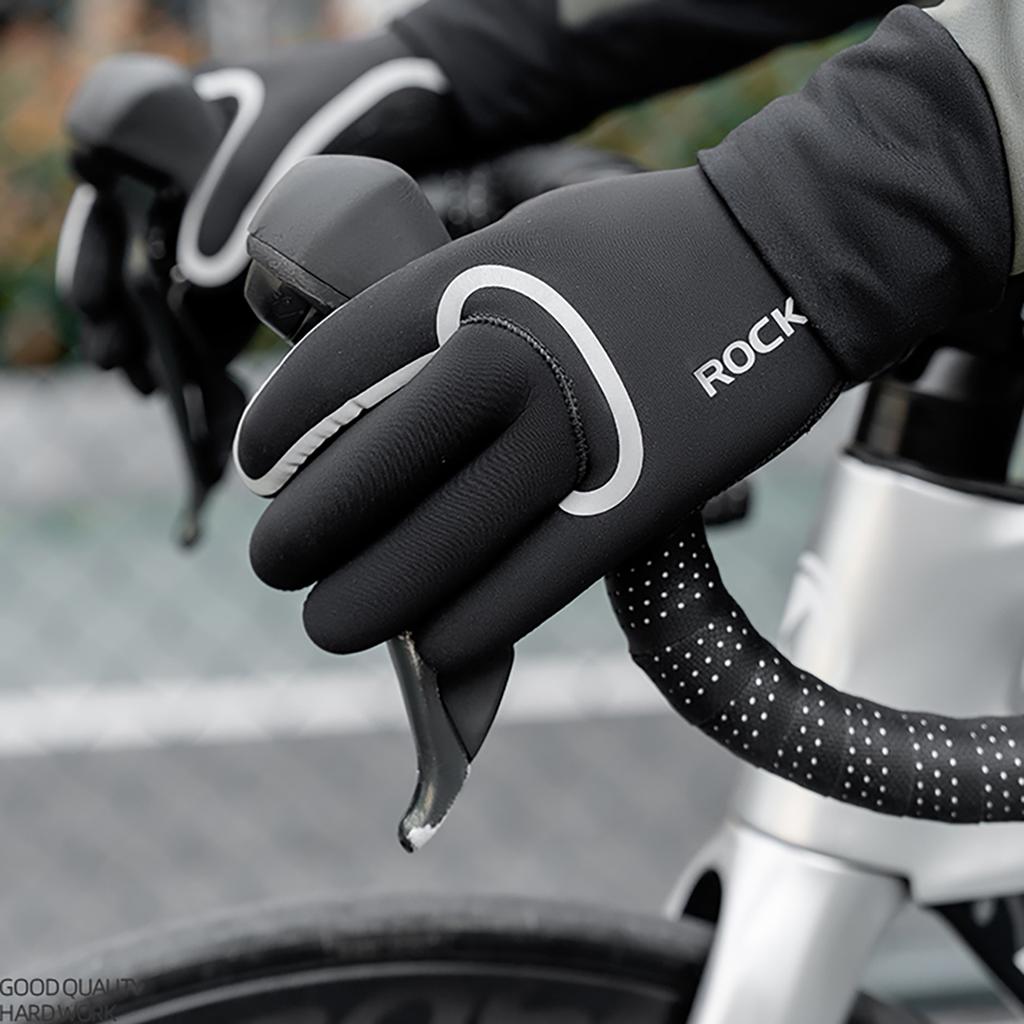 Full waterproof cycling gloves size S/M - black