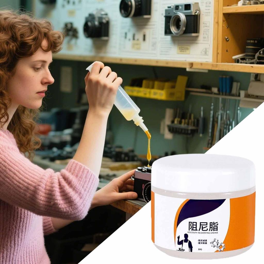 Damping Grease 30g Optical Instruments Repair Lube Low-Viscosity Lubricant For Camera Shutter Mechanism Maintenance Machine Care