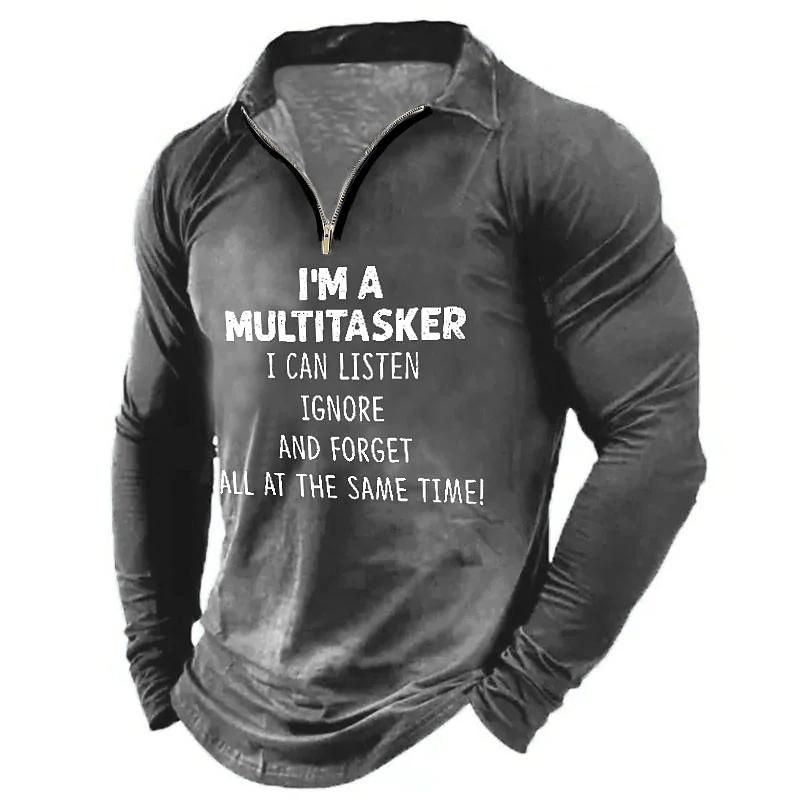 Мужская персонализированная повседневная рубашка-поло в стиле Харадзюку, мужская рубашка-поло с принтом для повседневного отдыха и развлечений на открытом воздухе.