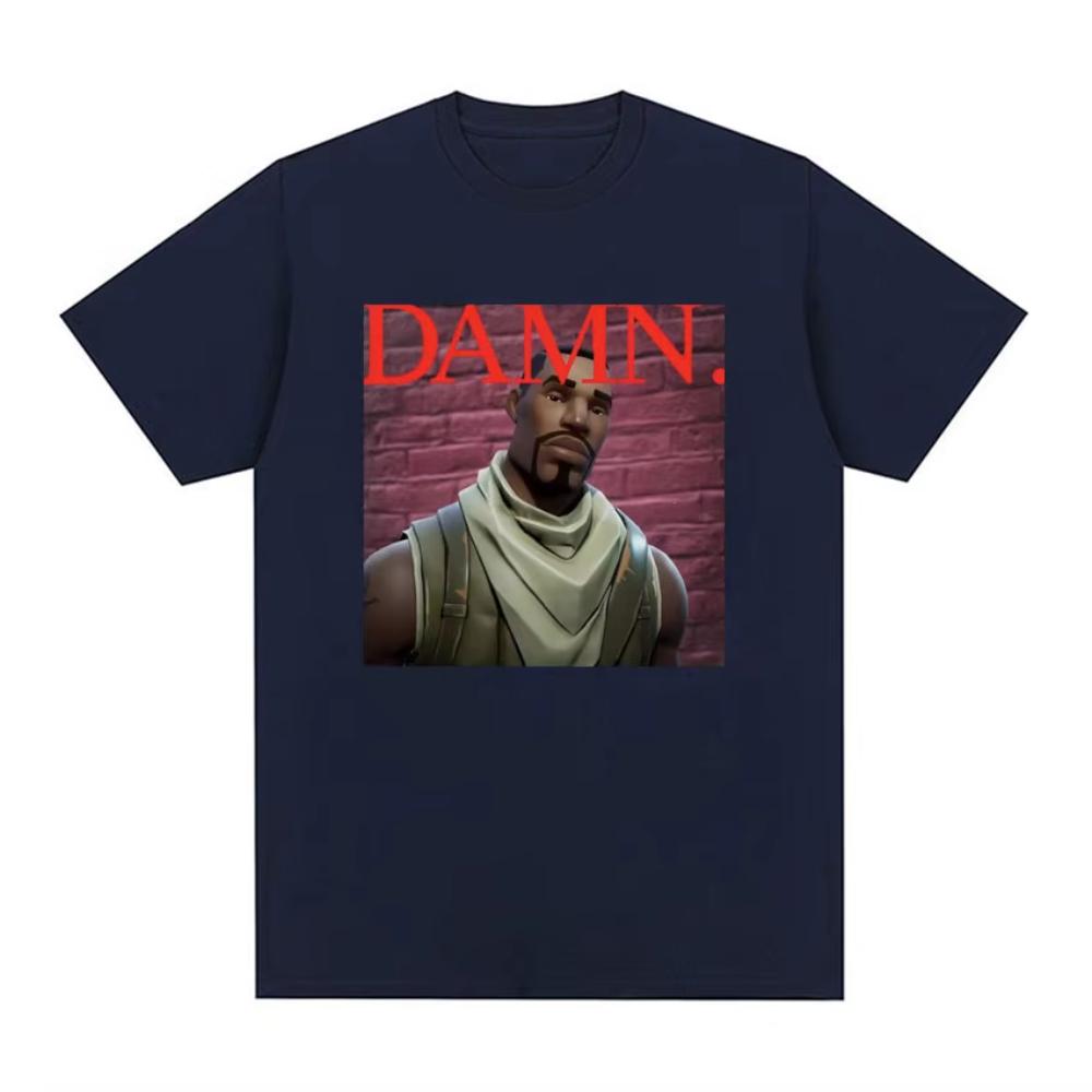 Kendrick Lamar Spitfire T Shirt Damn Album Funny Meme Graphic Tshirts for Unisex Clothing Vintage Cotton Short Sleeve Tshirt Tops
