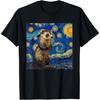 Ferret Van Gogh Starry Night T-Shirt