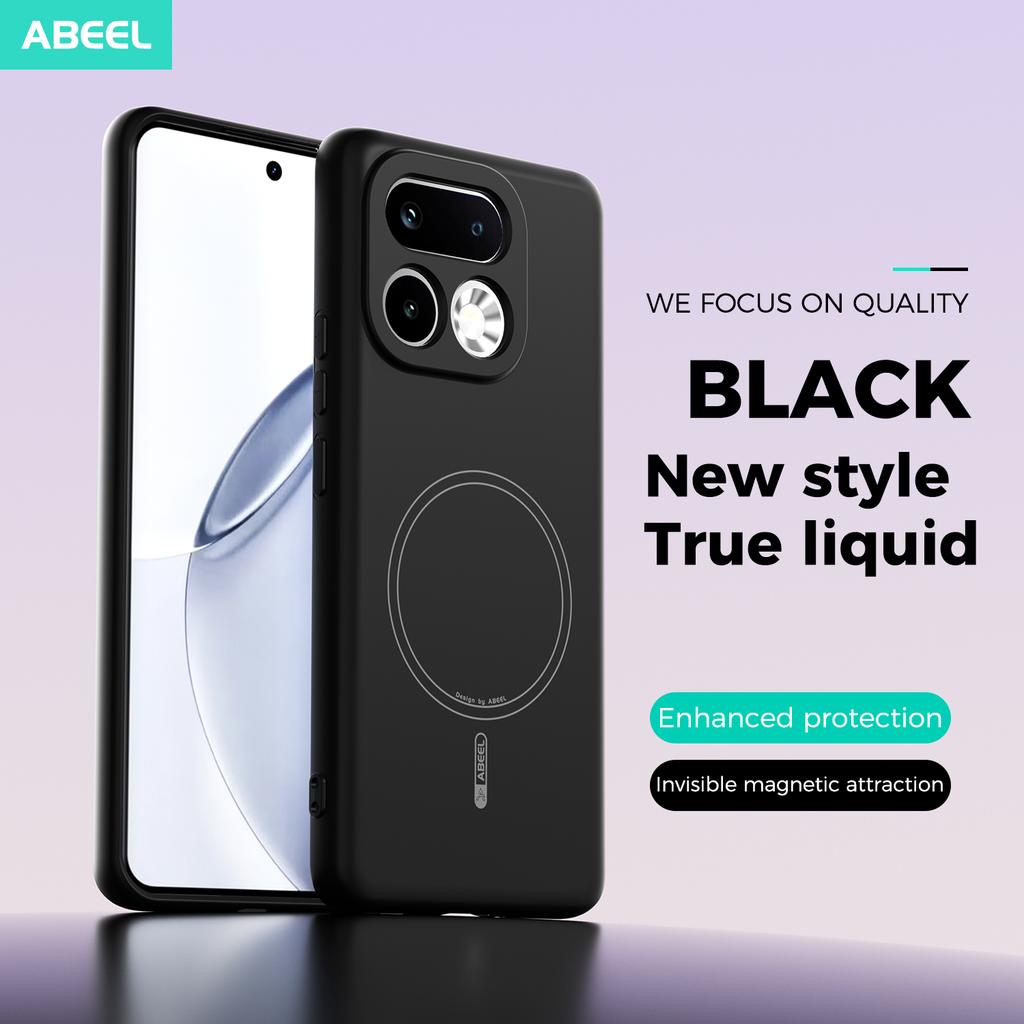 Чехол для Realme 16 Pro+ Роскошный ТПУ Жидкий Силикон Встроенная Флокированная Магнитная Защитная Крышка для Телефона Для Realme 16 Pro Чехол Бампер