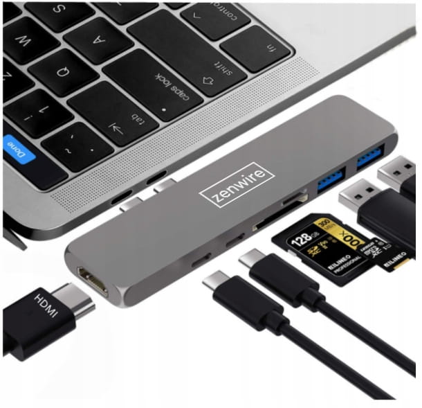 Adapter 7In1 Hub Usb-C Hdmi 4K Macbook Byl-2011N