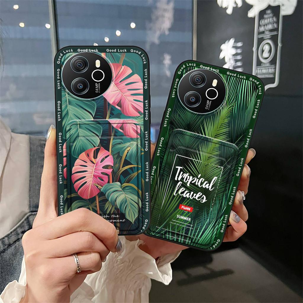 TPU Full Wrap Phone Case For Blackview Shark8/Oscal Tiger12 Card Slot Cartoon Silicone Cover Soft Case Anti-knock Cute