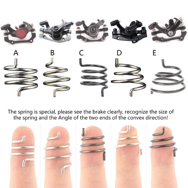 Braking Return Spring Steel Braking Return Spring Clip Mountain Bike Mechanical Disc Brakes Spring Cycling Accessories