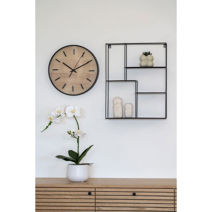 Orkidé art en bois hauteur 49cm vert, blanc.