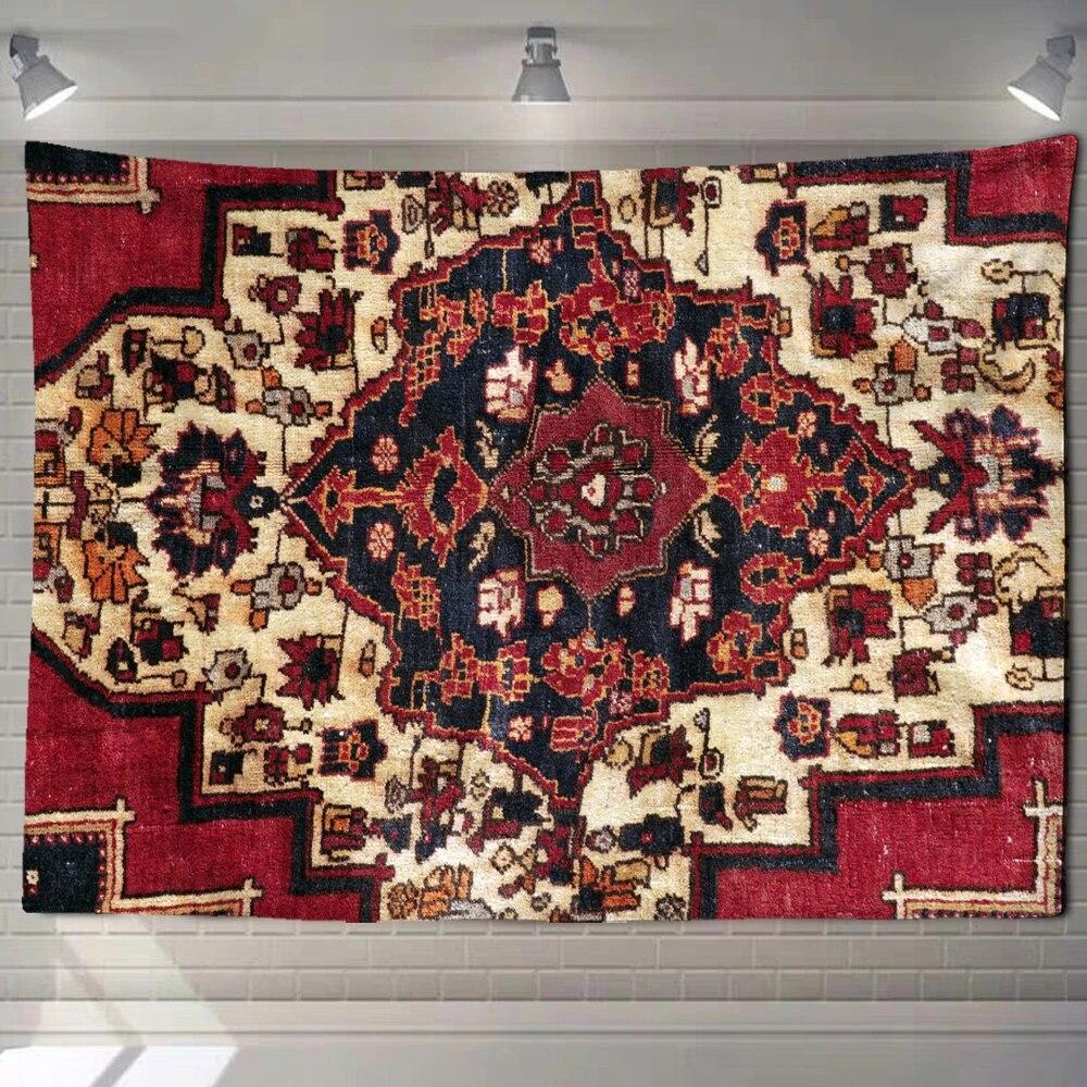 Mandala Tapestry Wall Hanging Psychedelic Bohemian Yoga Shawl Cushion Mattress Room Home Decoration Hanging Cloth