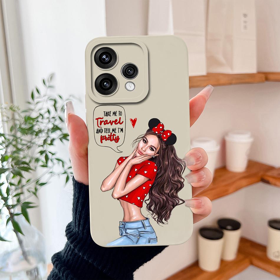 Чехол для телефона Oppo Reno 15 Pro Mini 15C 15F, милый астронавт, жидкий силикон, полное покрытие, защита от падения, Funda для Oppo Reno15 5G