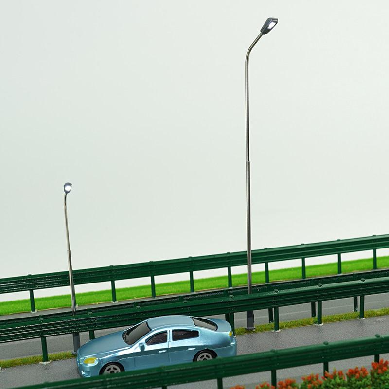 Single Head Model Railway Street Light Warm White LED 1 Pack 3V Supply for Hobbyist Diorama Train Project