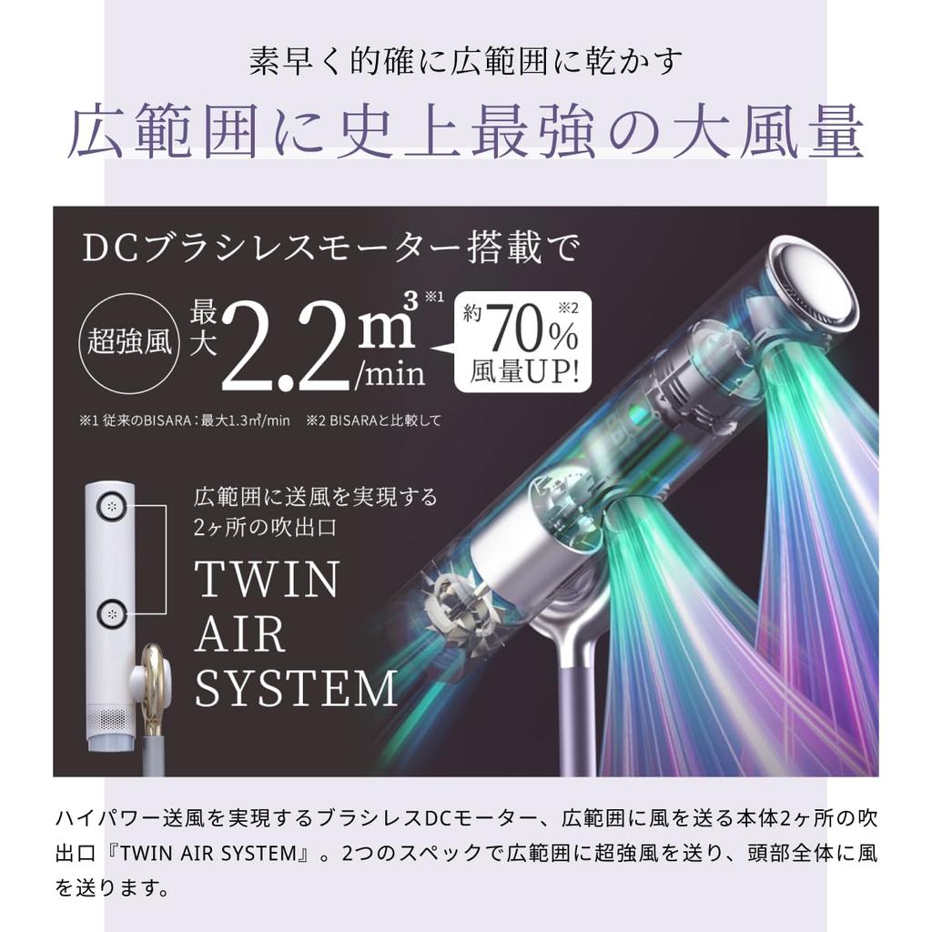 Магазин BISARA PRO Stand Dryer Сушка во время сушки Автоматическое качание Большой объем воздуха Бесщеточный двигатель постоянного тока Быстрая сушка Тихая сушка во время красивых волос