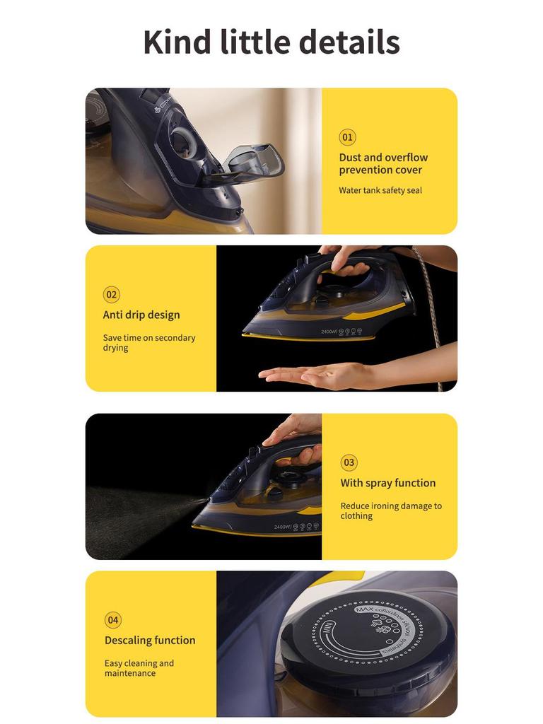 Портативный трансграничный ручной паровой утюг: Взрывоопасный паровой глажка и отпариватель для одежды