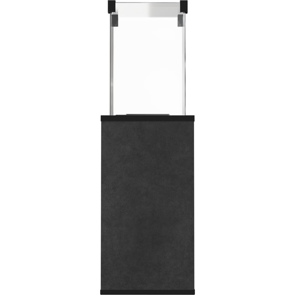 Газовый обогреватель для террасы, кварцевый синтер, базовая панель, смесь Nero, автоматический, 8,2 кВт