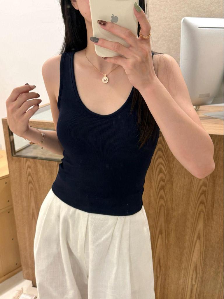 Кружевной топ-майка со встроенным бюстгальтером для женщин