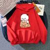 Bubu And Dudu Drink Bubble Tea Print Women Hoodie Kawaii Female Sweatshirt Harajuku Loose Long Sleeve Clothes