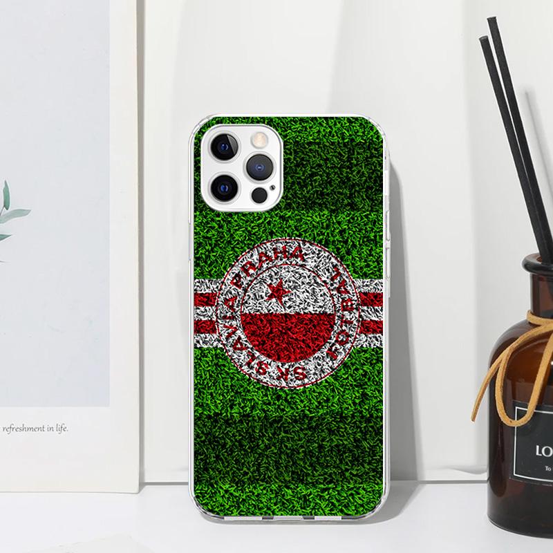 Sk Slavia Praha Czech Republic Phone Case For Iphone 17 Air 16 15 Plus 16E 14 Pro Max 13 Mini 12 11 7 8 SE Fundas Soft Back Cove
