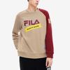 Fila X MIHARA YASUHIRO Свободный пуловер кэжуал с логотипом в стиле колор-блок, длинный рукав, винтажная американская толстовка, мужская толстовка, керамический серый F11M243205F-GY