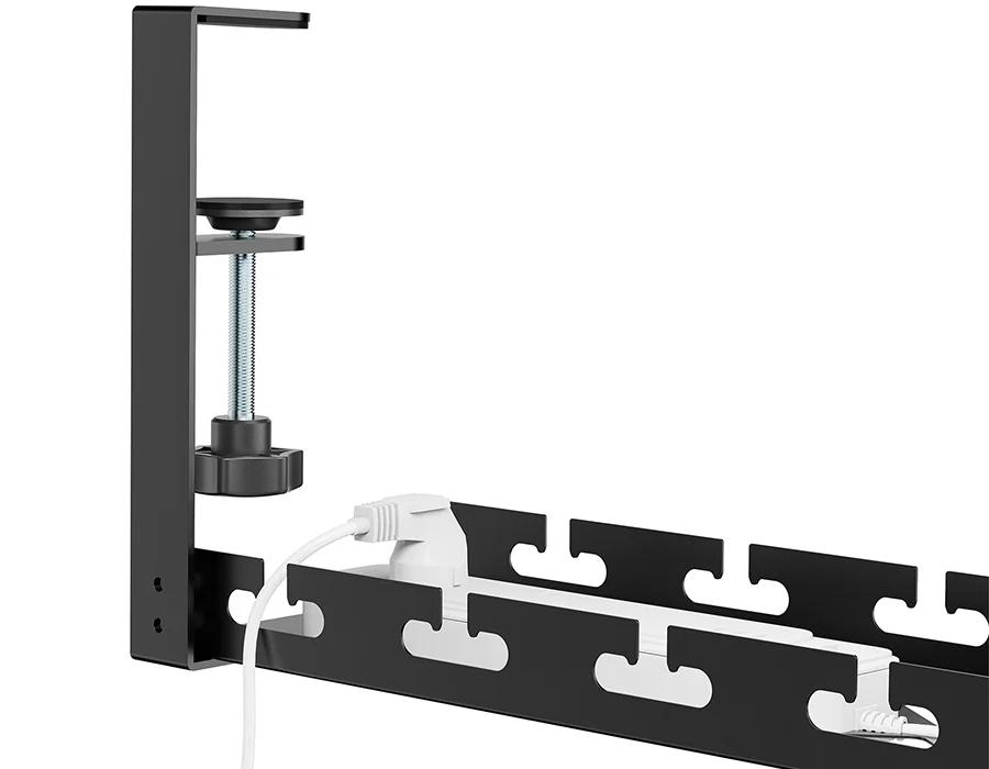 Desk Cable Holder, Adjustable Length, Clamping Screw Mount, Hdwr Solidhand-Cm02