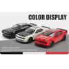 Масштаб 1/24 Dodge Challenger Hellcat SRT Сплавная Масштабная Модель Автомобиля Литой Металлический Миниатюрный Автомобиль Коллекция Звука и Света Детская Игрушечная Машина