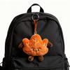 Maple Leaf Plush Keychain Cartoon Anime Leaves Plush Toy Backpack Bag Charm Cute Autumn Themed Accessory