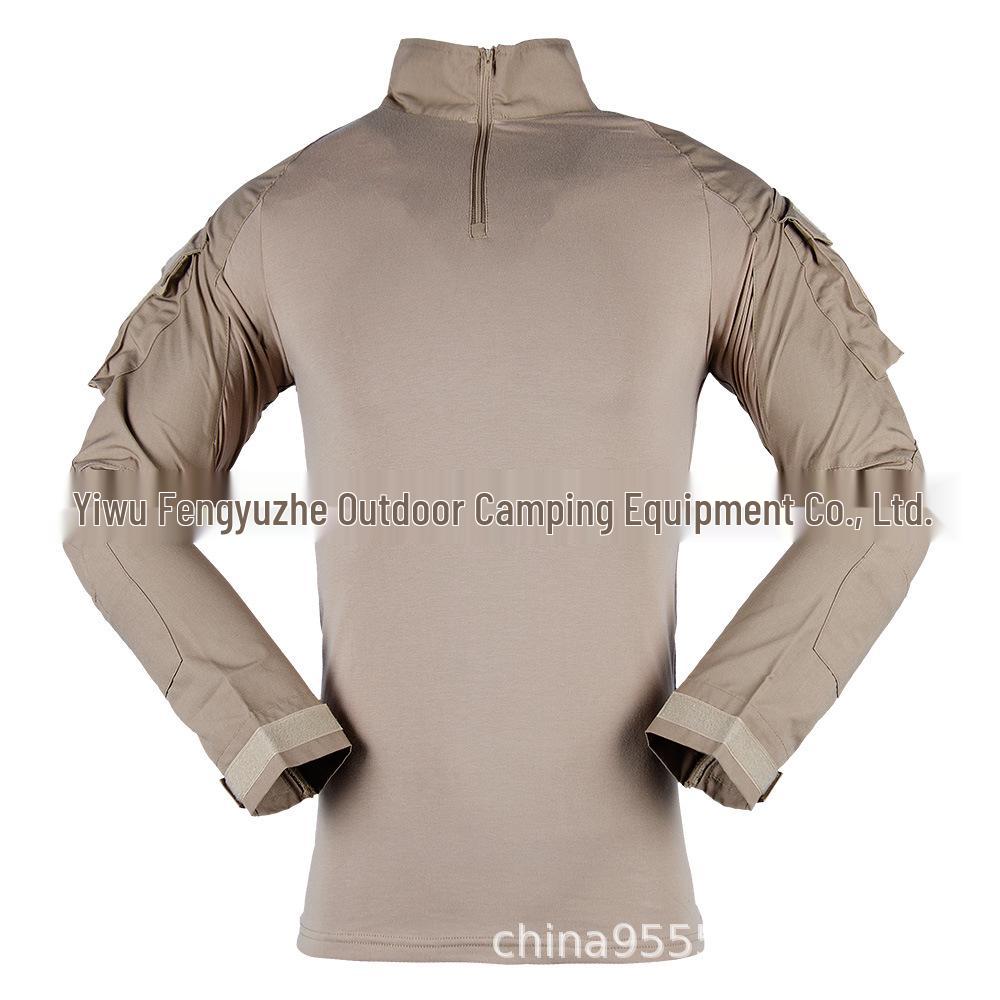 Комплект тактических мужских футболок с длинным рукавом Bone Frog Outdoor Quick Dry для альпинистов и любителей спорта