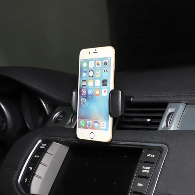 Interior Car Accessories For Land Rover Range Rover Evoque 2012-2018 ABS Black Car Mobile Phone Holder GPS Navigation Holder