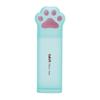 Cute Cat Paw Pencil Case - Soft, Frosted, Standable, and Customizable Cartoon Pencil Box