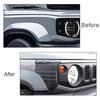 Для Suzuki Jimny 2-дверный/4-дверный      2024 2025 4 шт. Автомобильные передние задние угловые накладки на крылья Защитные уголки