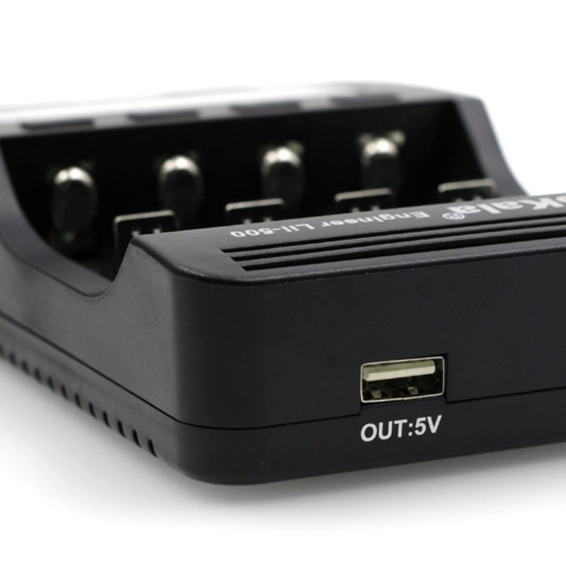 1 шт. 18650/26650/16340 зарядное устройство с экраном