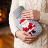 Winter Hot Water Bottle 1000/2000ML Christmas Bottle, Cartoon Bag with Knit Safe Cover, Long Lasting Heat Retention, Warm Essentials