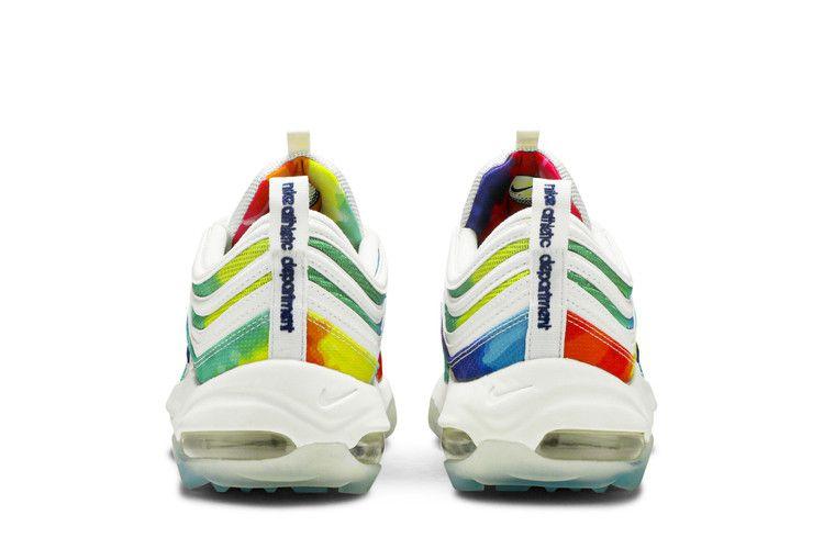 Men's Sneakers Nike Air Max 97 Golf Tie Dye Summit White/Lemon Venom-Indigo Fog-Deep Royal Blue