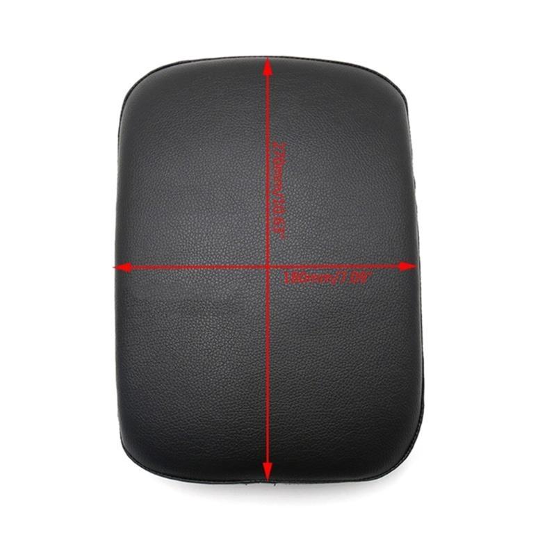 31BC Rear Pillion Passenger Seats,Motorcycle PU Leather Suction Cup Rear Pillion Passenger Pad Seats for XL883 XL1200 X48 72