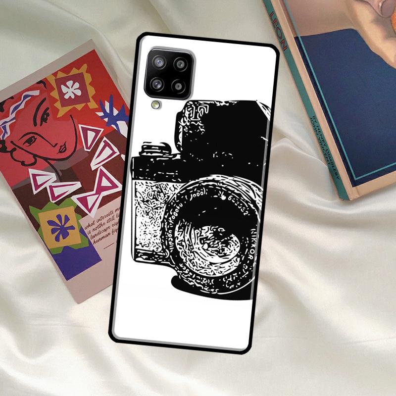Классический чехол-футляр для объектива камеры для Samsung Galaxy A54 A06 A05 A16 A26 A36 A56 A53 A32 A52 A33 A13 A55 A35 A15 A14 A34