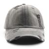 Autumn and Winter Washed Holes Solid Color Light Board Baseball Cap Outdoor Travel Sunscreen Sunshade Cap